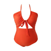 Tied One -Piece Swimsuit - Plus Size 12-20 Plus Polished Pros