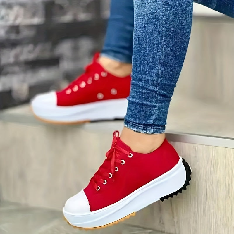 Stylish Women's Canvas Sneakers | Size 4.5-10.5 Plus Polished Pros