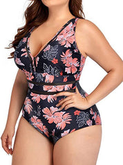 Women's Plus Size 12-22 Siamese Swimsuit Plus Polished Pros