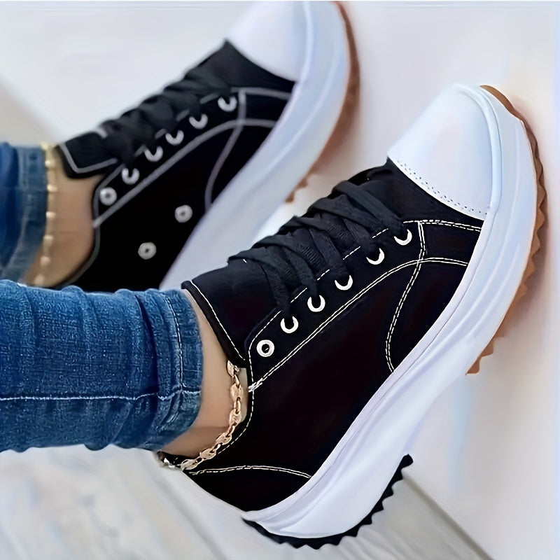 Stylish Women's Canvas Sneakers | Size 4.5-10.5 Plus Polished Pros