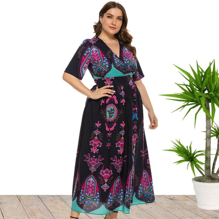 Plus Size 14-20 European American Dress Plus Polished Pros