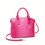 Crocodile Pattern Tote Bag – Stylish Office Essential