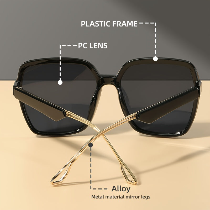 Fashion Polygonal Sunglasses Plus Polished Pros