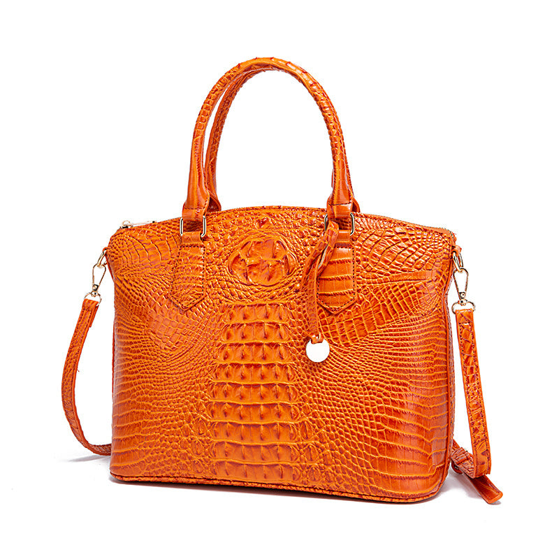 Crocodile Pattern Tote Bag – Stylish Office Essential