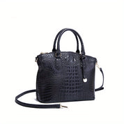 Crocodile Pattern Tote Bag – Stylish Office Essential