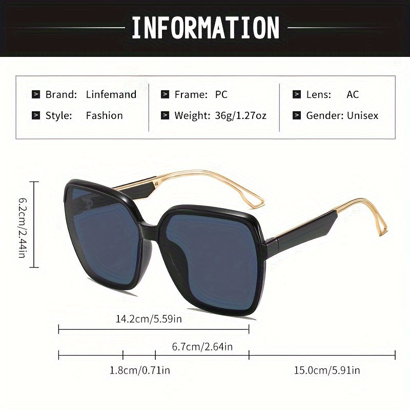 Fashion Polygonal Sunglasses Plus Polished Pros