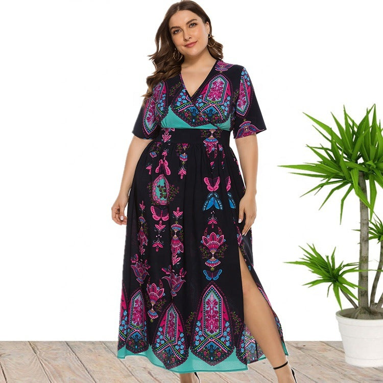 Plus Size 14-20 European American Dress Plus Polished Pros