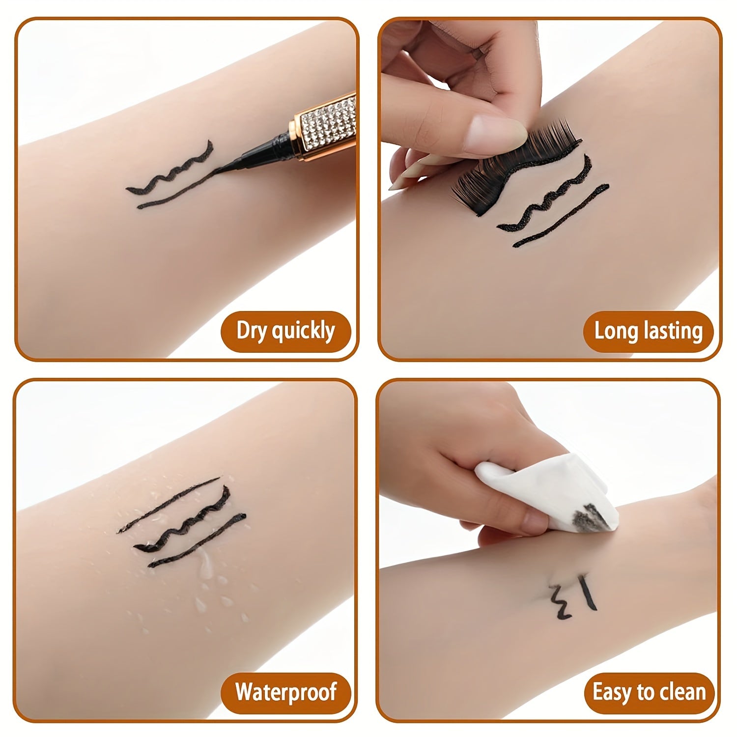 2-in-1 Eyeliner & Lash Adhesive Pen - Long-lasting