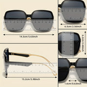 Fashion Polygonal Sunglasses Plus Polished Pros