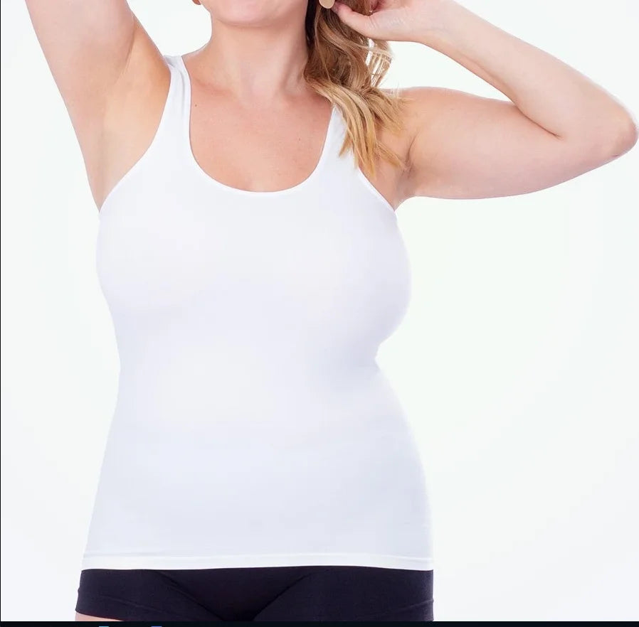 Seamless Slimming Tank Body Shaper with Pads