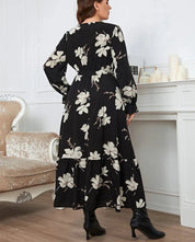 Plus Size Floral Maxi Dress - Sizes 14-20 Plus Polished Pros