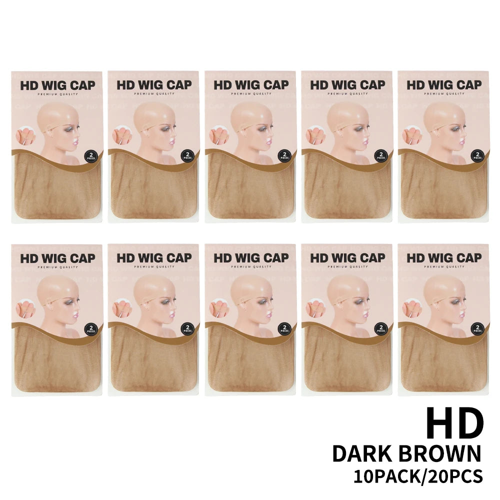 HD Wig Cap – 10 or 20 Pcs for Easy Wig Application