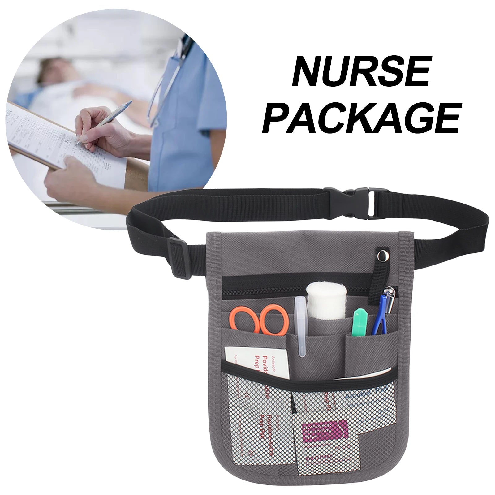 Durable Nurse Fanny Pack with Multiple Pockets Plus Polished Pros