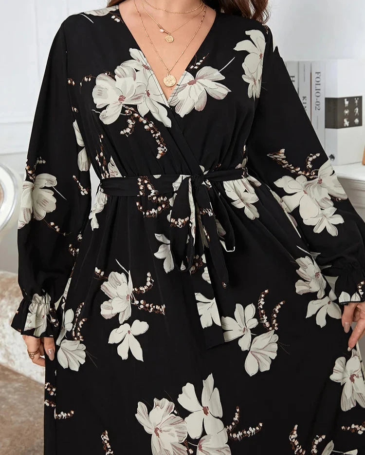 Plus Size Floral Maxi Dress - Sizes 14-20 Plus Polished Pros