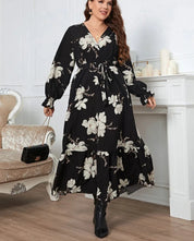 Plus Size Floral Maxi Dress - Sizes 14-20 Plus Polished Pros