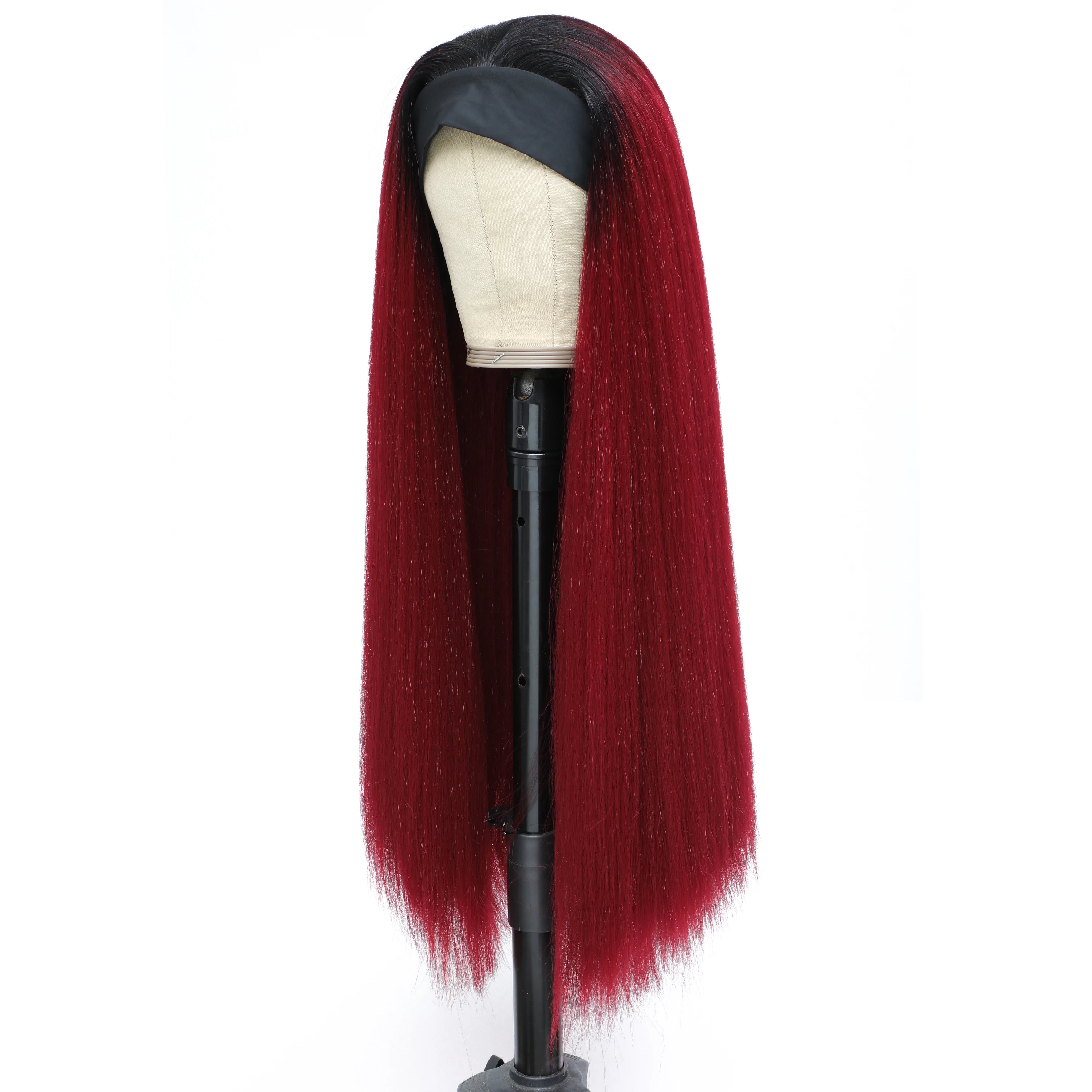 Long Yaki Straight Headband Wig - Easy Wear