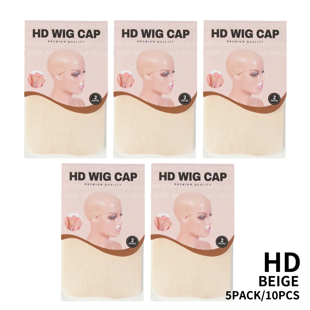 HD Wig Cap – 10 or 20 Pcs for Easy Wig Application