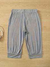 Plus Size Drawstring Capri Joggers | Sizes 14-28