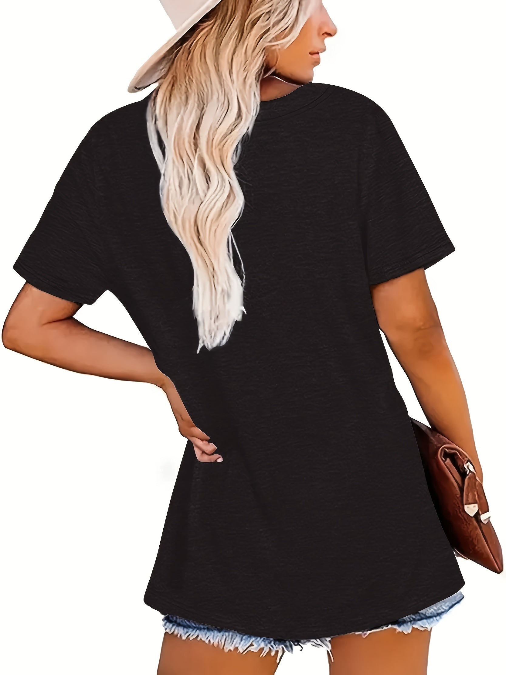 Women's Plus Size Letter Print T-Shirt Plus Polished Pros