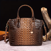 Crocodile Pattern Tote Bag – Stylish Office Essential